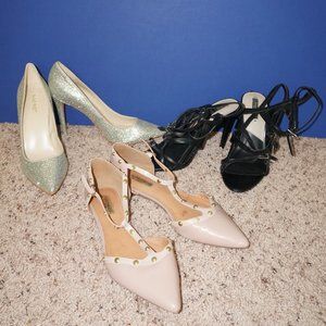 Lot of high heel shoes